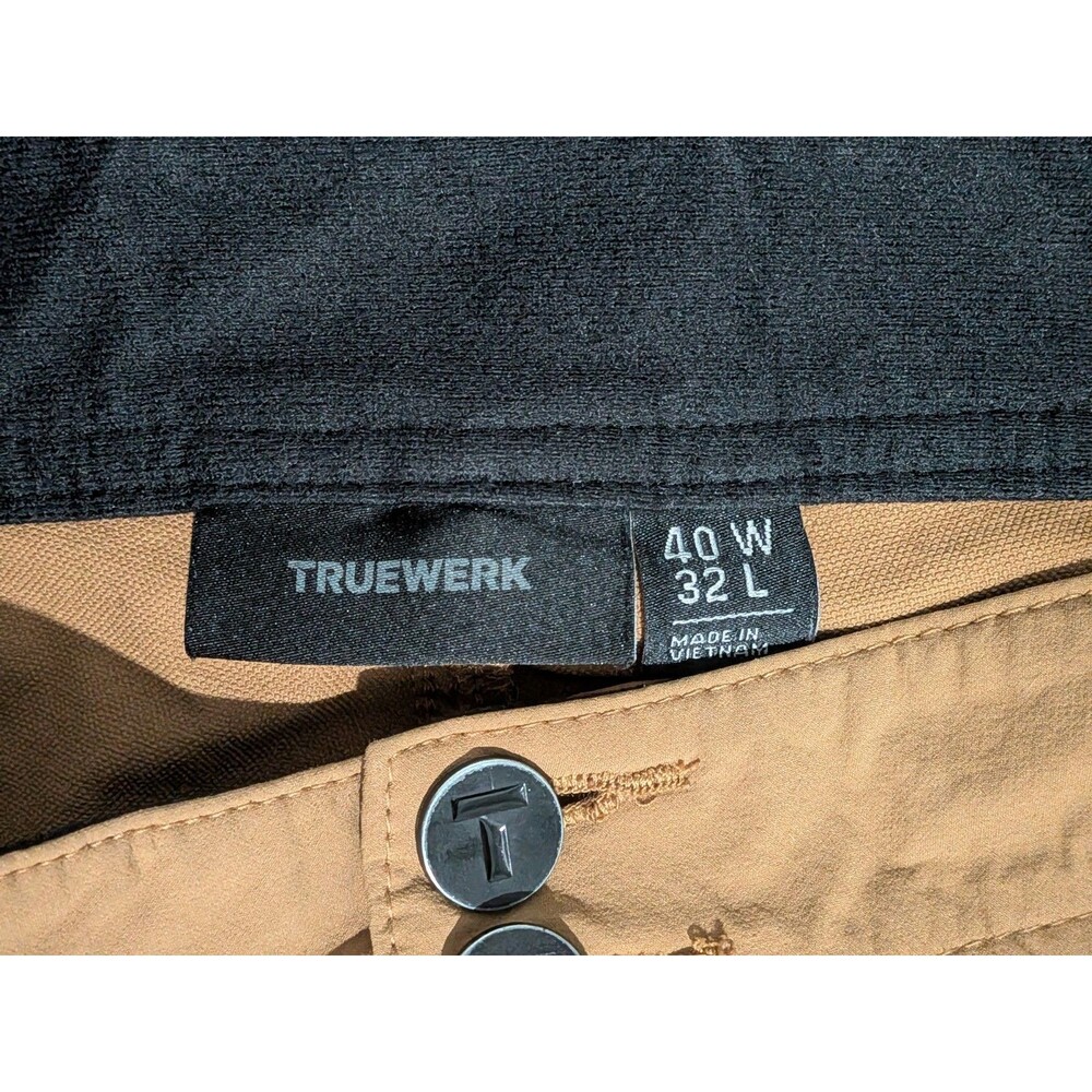 Truewerk T1 Werkpant Mens 40x32 Workwear Cargo Orange - Picture 3 of 7